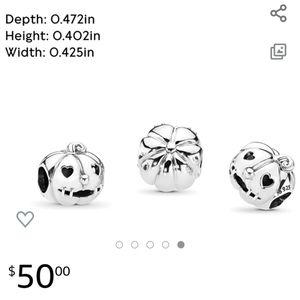 Pandora pumpkin charm